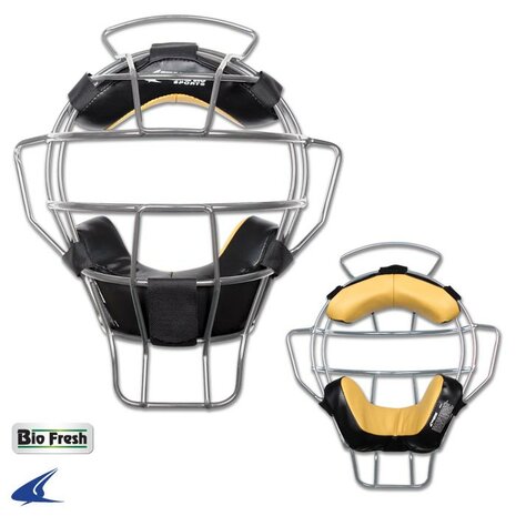 Champro Pro-Plus Aluminum Lightweight Mask - Bio-Fresh Silver