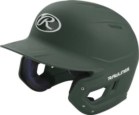 Rawlings Mach Matte Batting Helmet Dark Green