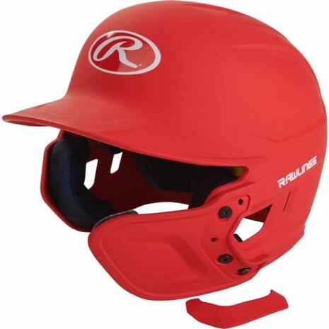 Rawlings Mach Batting Helmet Extension Scarlet