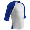 BS24 - Polyester 3/4 Sleeve Undershirt Royal