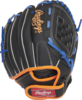 Rawlings Sure Catch Jacob deGrom 10&quot; Youth Pitcher/Infield Glove Black/Orange/Blue RHT