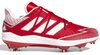 Adidas Afterburner 7 Scarlet Metal Cleats