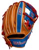 Wilson A2K Fall 2024 Mookie Betts 11.5&rdquo; Infield Glove Tan/Blue/Red RHT