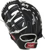 Rawlings Shut Out Softball 12&quot; First Base Glove Black/White LHT