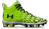 Under Armour Spotlight 3 Neon Green High Rubber Cleats Beeball