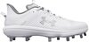 Under Armour Yard MT White Metal Cleats