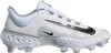 Nike Huarache Elite 4 White/Grey Low Rubber Cleats