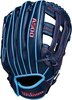 Wilson A500 12&quot; Infield/Pitcher Glove Navy/Baby Blue RHT