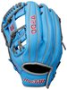 Wilson A500 11&quot; Infield Glove Baby Blue/Grey LHT