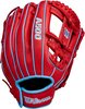 Wilson A500 11.5&quot; Infield Glove Red/Baby Blue RHT