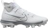 Nike Huarache NXT White/Grey High Rubber Cleats