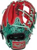 Rawlings Heart of the Hide 11.5&quot; Infield Glove Scarlet/Black/Mint RHT