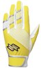 SSK ProEdge Batting Gloves Gold/White
