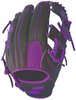SSK Pro Custom 11.75&quot; Infield Glove Black/Purple RHT