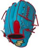 SSK Pro Custom 12&quot; Pitcher Glove Electric Blue/Red RHT