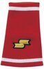 SSK Striped Wristband Scarlet/White