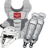 Rawlings Velo 2.0 Catcher Set Adult White/Silver