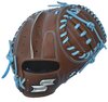 SSK Pro Custom 33.5&quot; Catcher Glove Chocolate/Colombia Blue RHT