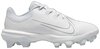 Nike Hyperdiamond 4 Pro White Low Rubber Cleats
