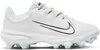 Nike Hyperdiamond 4 Pro White/Volt Low Rubber Cleats