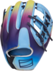 Rawlings REV1X Francisco Lindor 11.75" Infield Glove Colombia Blue/Purple/Yellow RHT