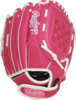 Rawlings Sure Catch Softball 10'' Youth Glove Pink/White RHT