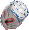 Rawlings Liberty Advance 33" Softball Catcher Glove Gray/White/Royal RHT