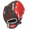 Rawlings Players Series 10&quot; Youth Glove Black/Red/White RHT