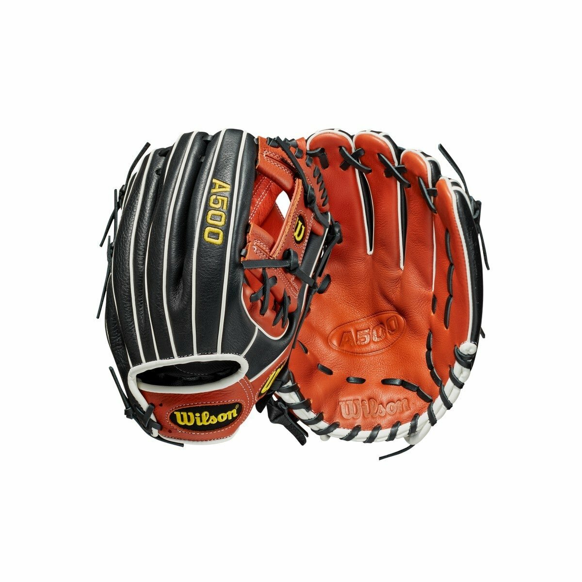 Wilson A500 11.5" Infield Glove Black/Brown RHT