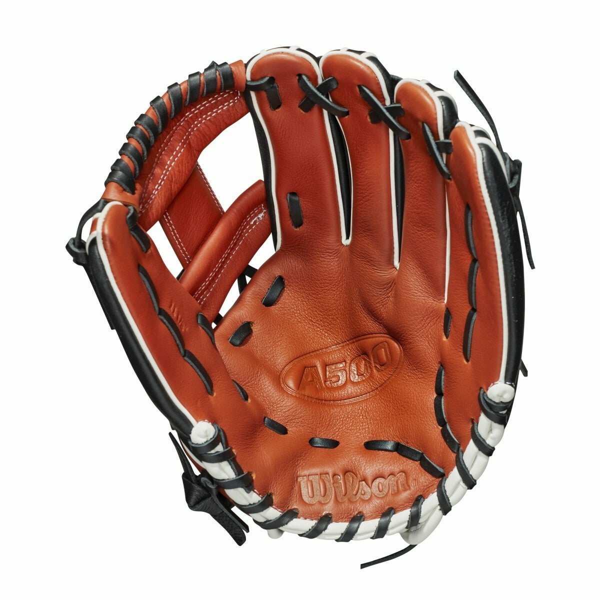 Wilson A500 11.5" Infield Glove Black/Brown RHT