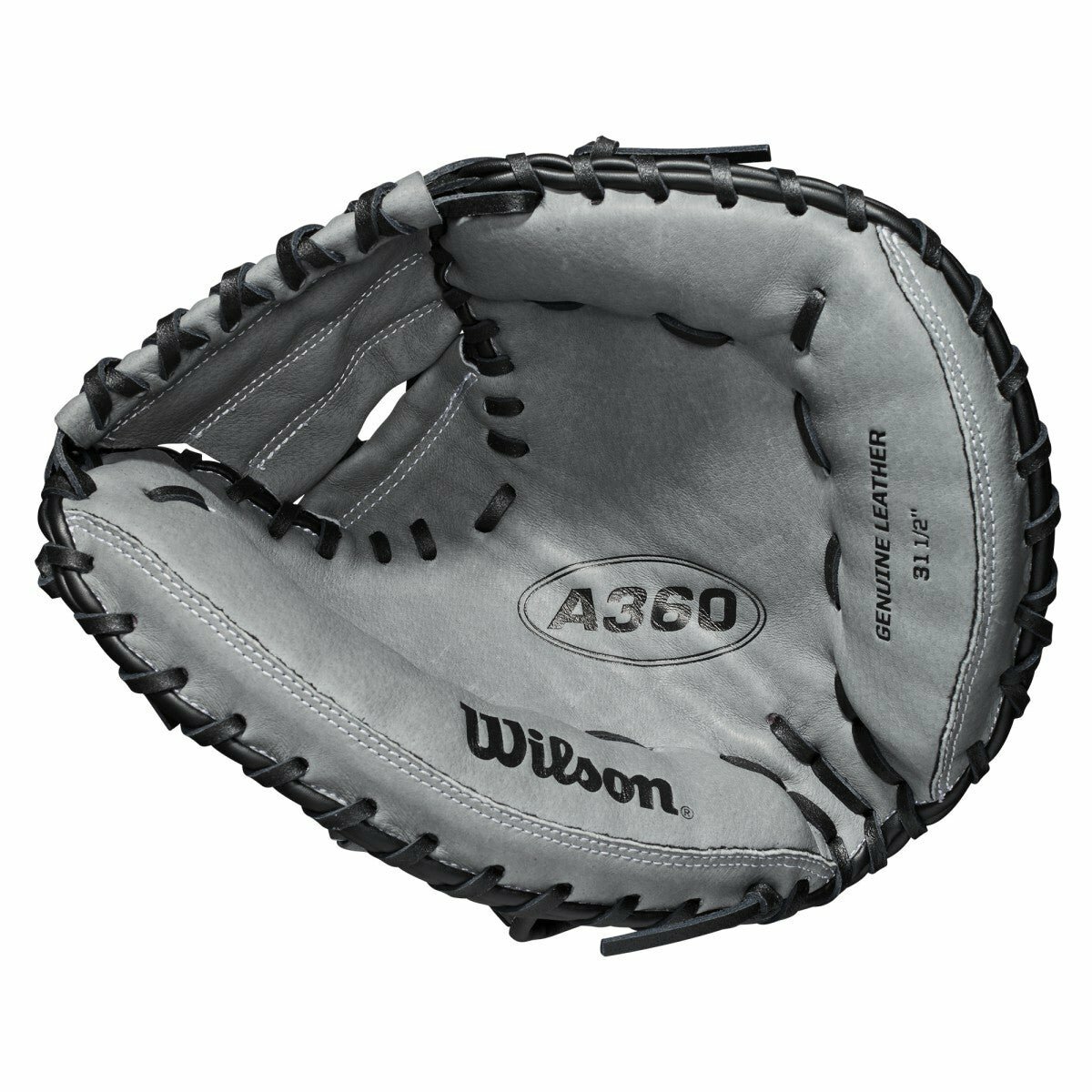 Wilson A360 31.5" Catcher Glove CarbonLite Black/Gray LHT