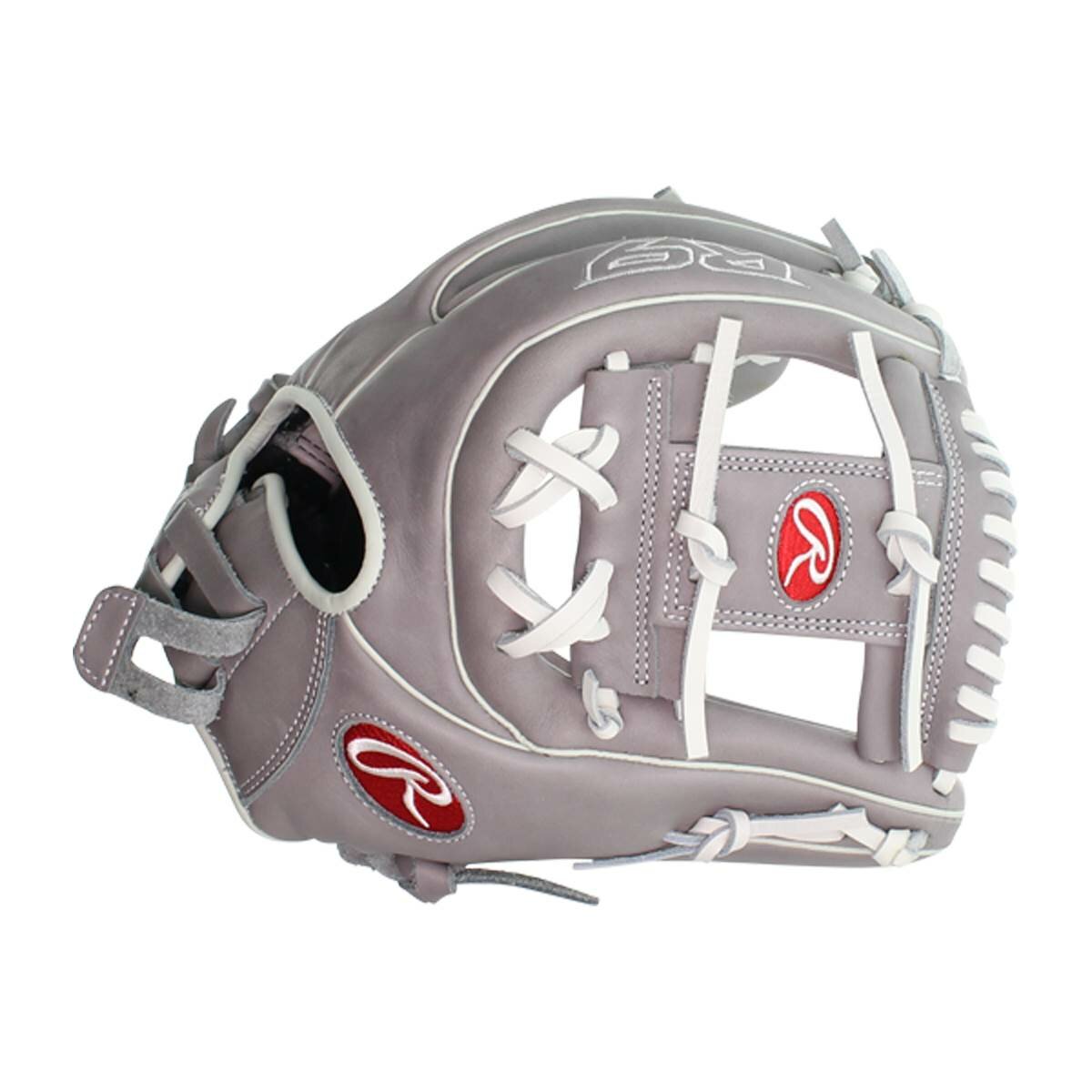 Rawlings R9 Softball 11.75" Infield Glove Gray/White RHT