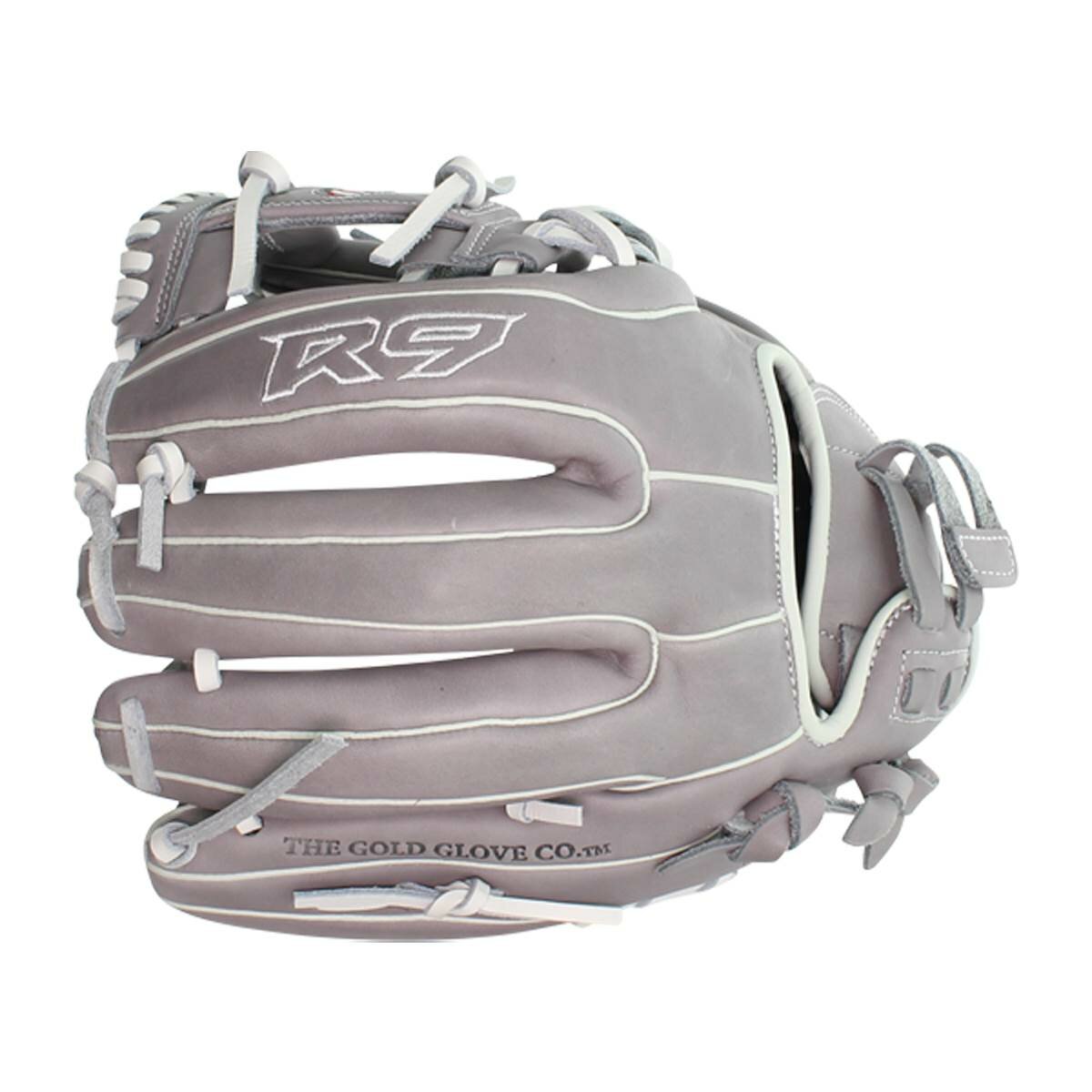 Rawlings R9 Softball 11.75" Infield Glove Gray/White RHT