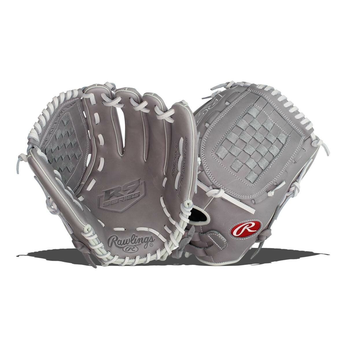 Rawlings R9 Softball 12.5" All-Round Glove Gray/White RHT