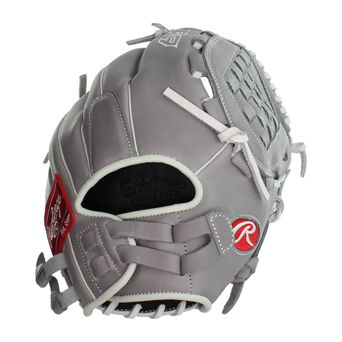 Rawlings R9 Softball 12.5" All-Round Glove Gray/White RHT