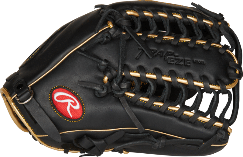 Rawlings R9 12.75" Outfield Glove Black/Gold RHT