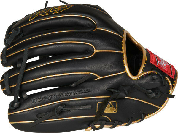 Rawlings R9 11.5" Infield Glove Black/Gold RHT