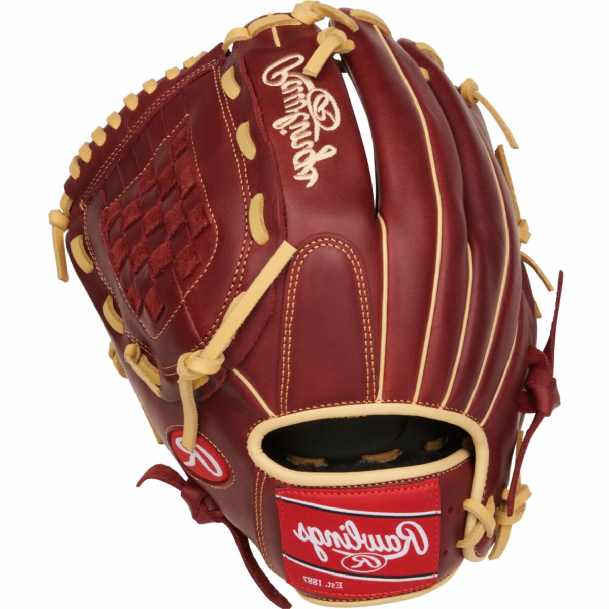 Rawlings Sandlot 12" Infield/Pitcher Glove Brown/Tan LHT
