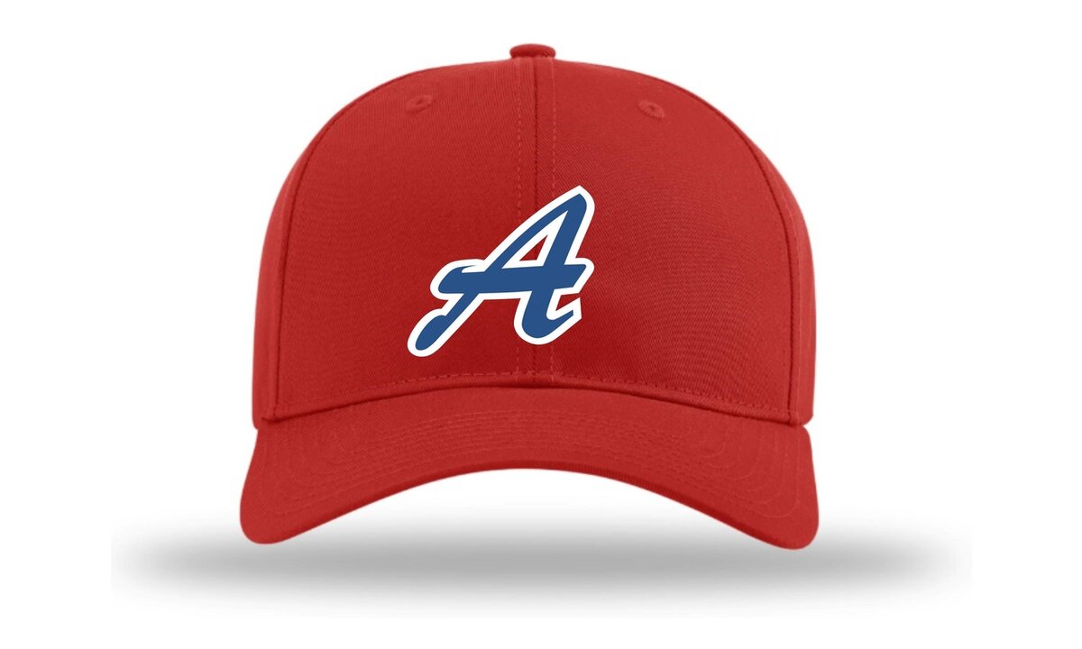 Almere HC 4 Champro adjustable snapback cap Rood