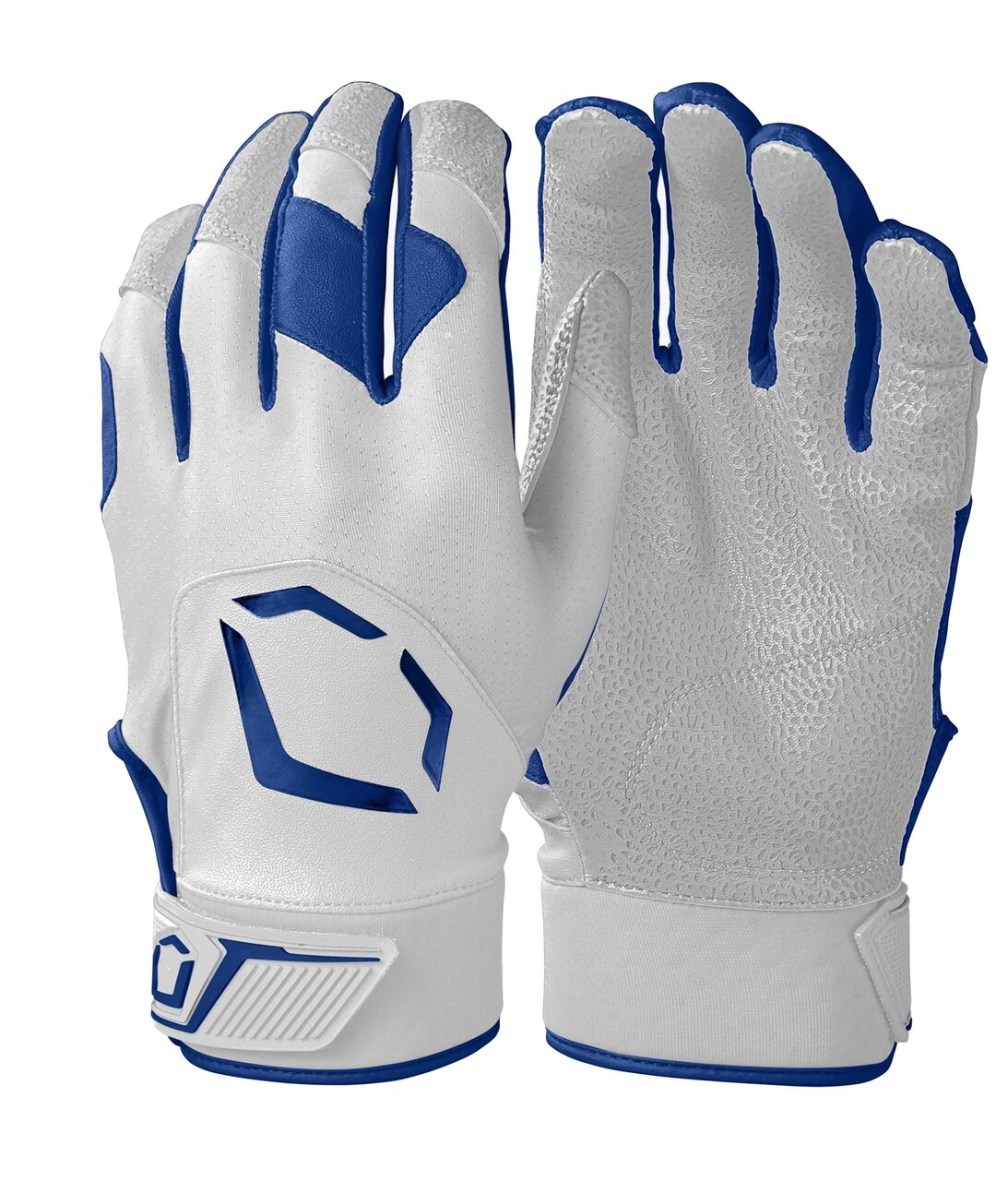 Evoshield Standout batting gloves White/Royal