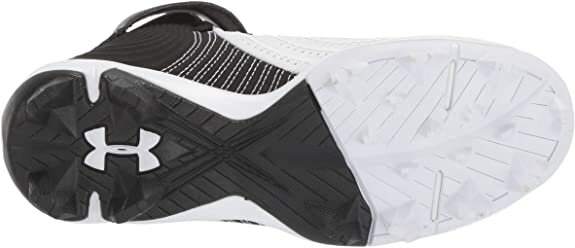 Under Armour Harper 4 Black/White High Rubber Cleats Beeball
