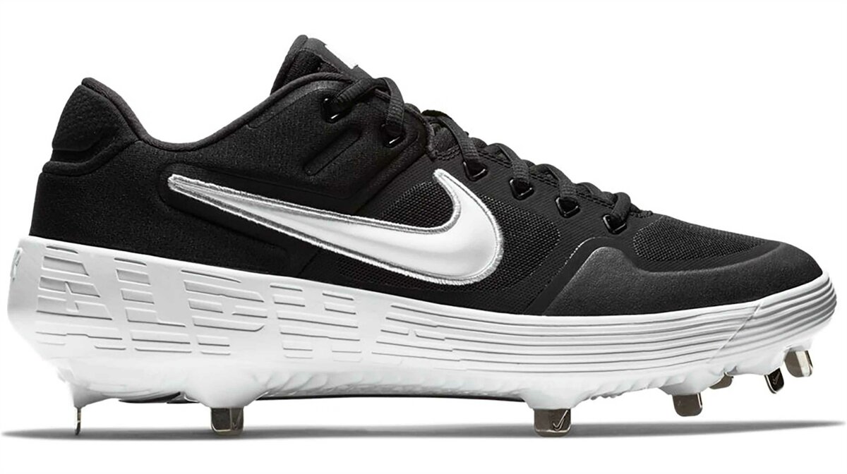 Nike Huarache Elite 2 Black Metal Cleats