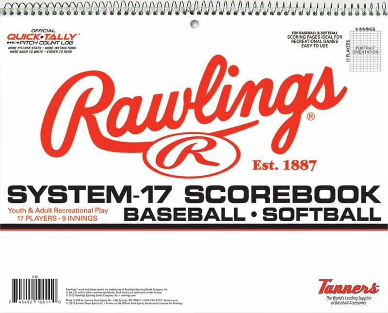 Rawlings Baseball / Softball Scorebook