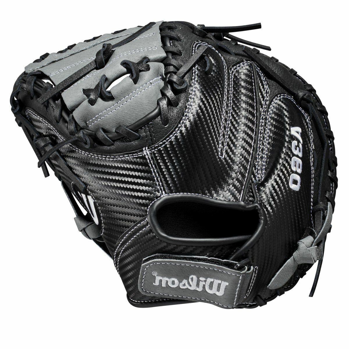 Wilson A360 31.5" Catcher Glove CarbonLite Black/Gray LHT