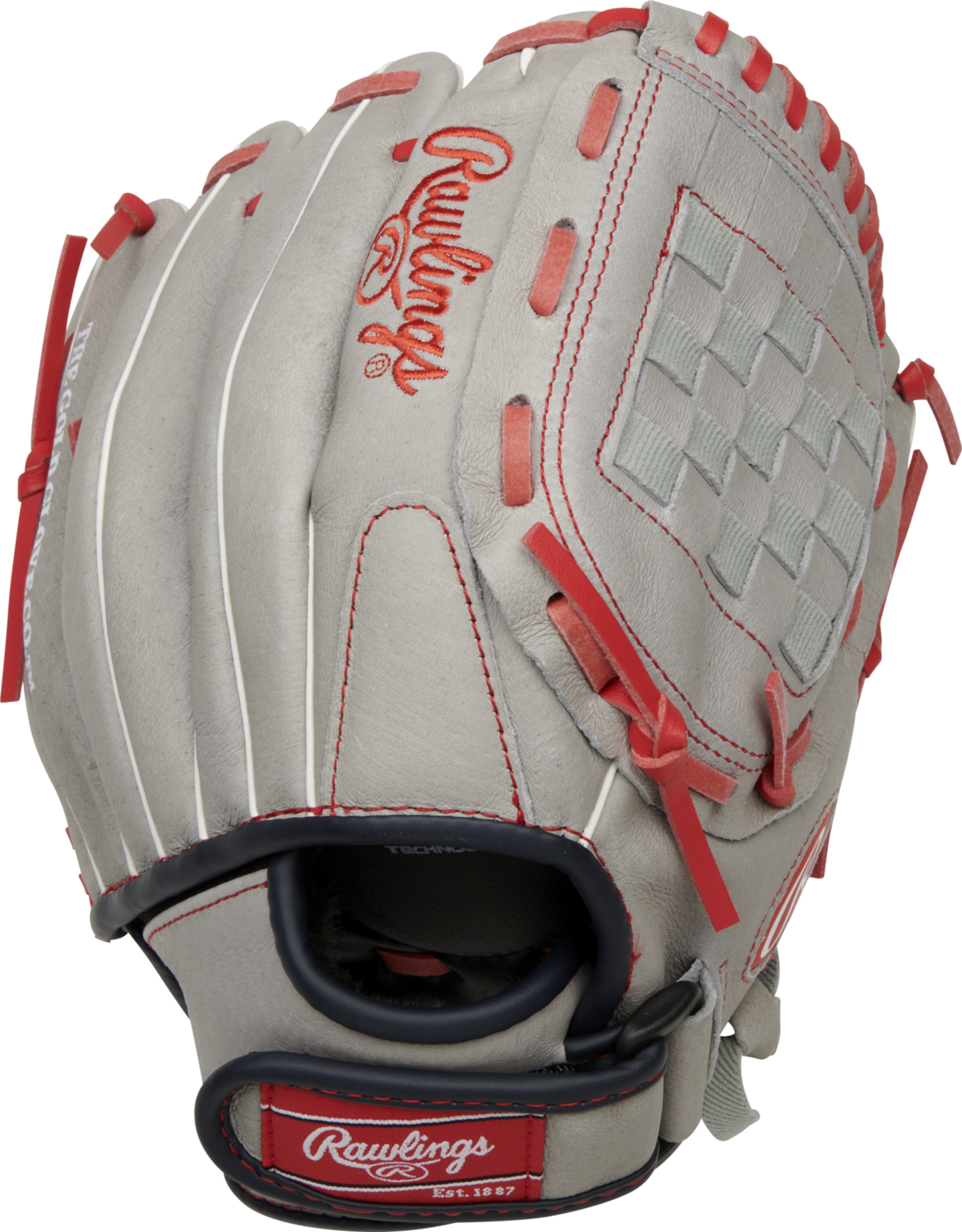 Rawlings Sure Catch Mike Trout 11" Youth Glove Gray/Red RHT