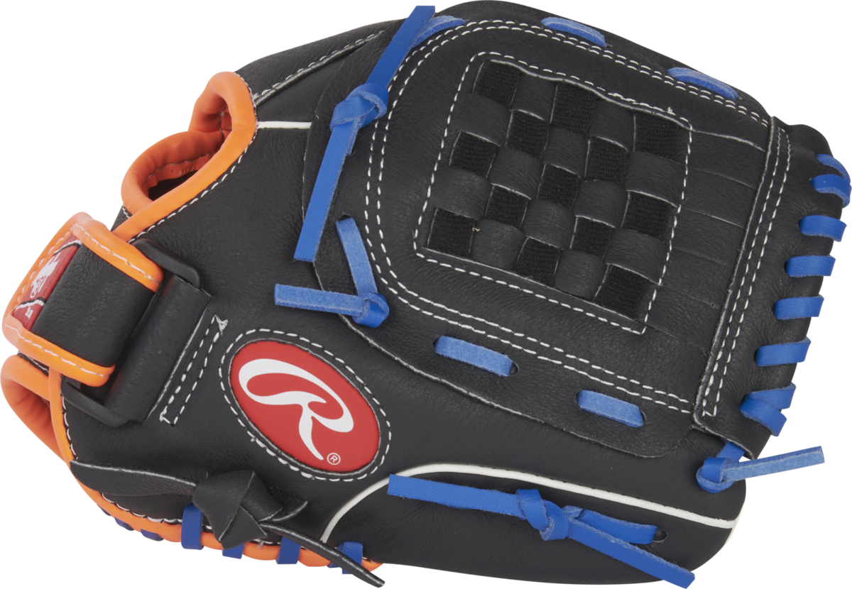 Rawlings Sure Catch Jacob deGrom 10" Youth Pitcher/Infield Glove Black/Orange/Blue RHT