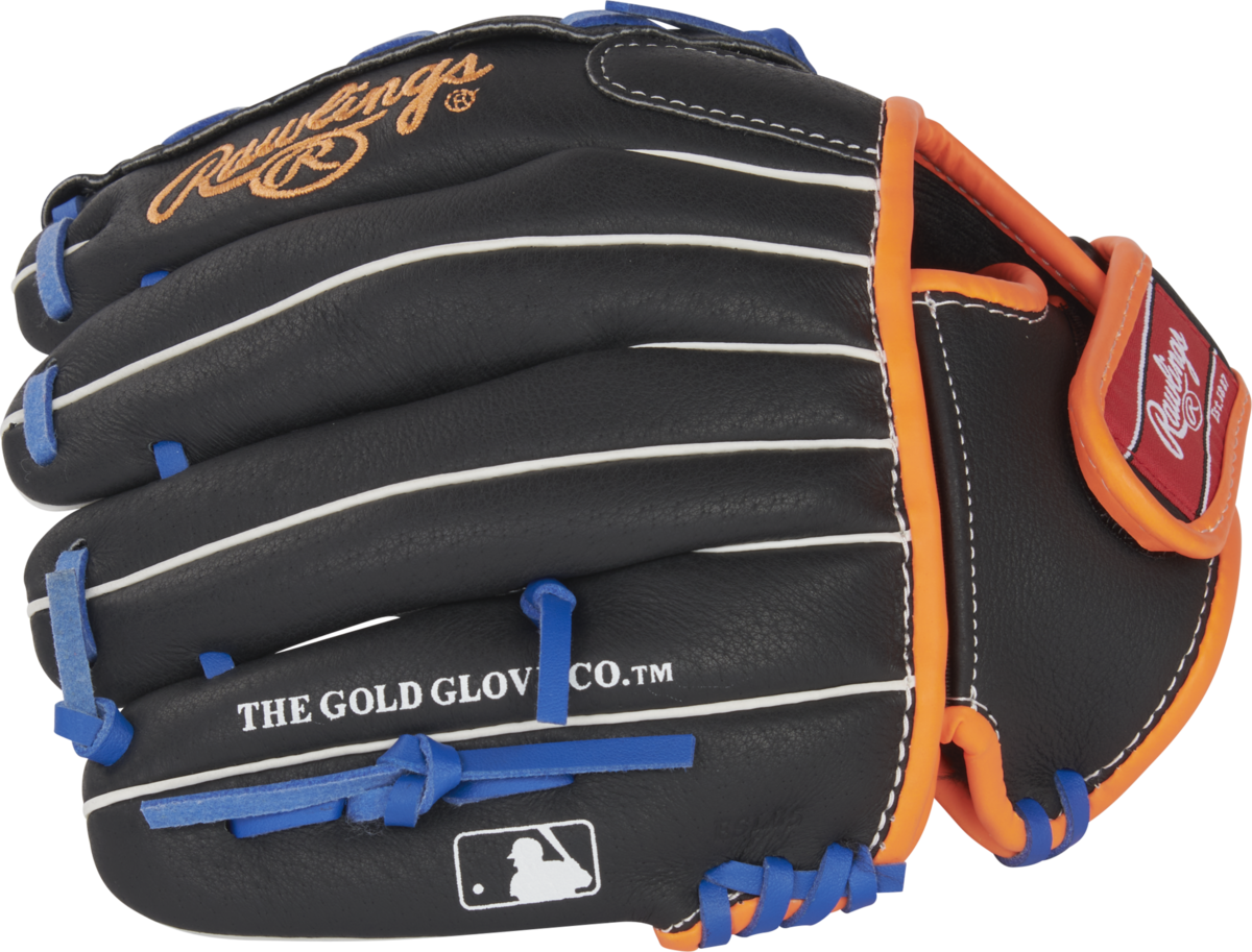 Rawlings Sure Catch Jacob deGrom 10" Youth Pitcher/Infield Glove Black/Orange/Blue RHT