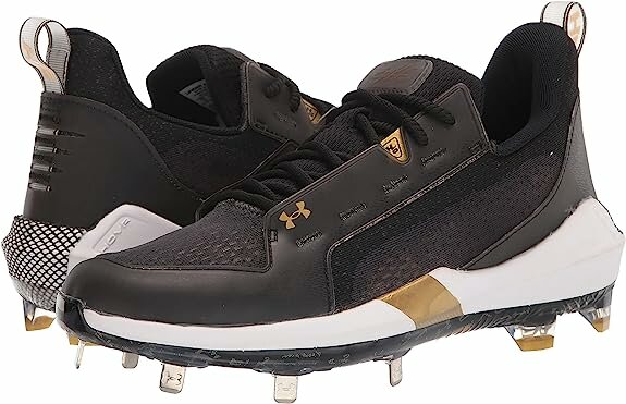 Under Armour Harper 6 Black Metal Cleats