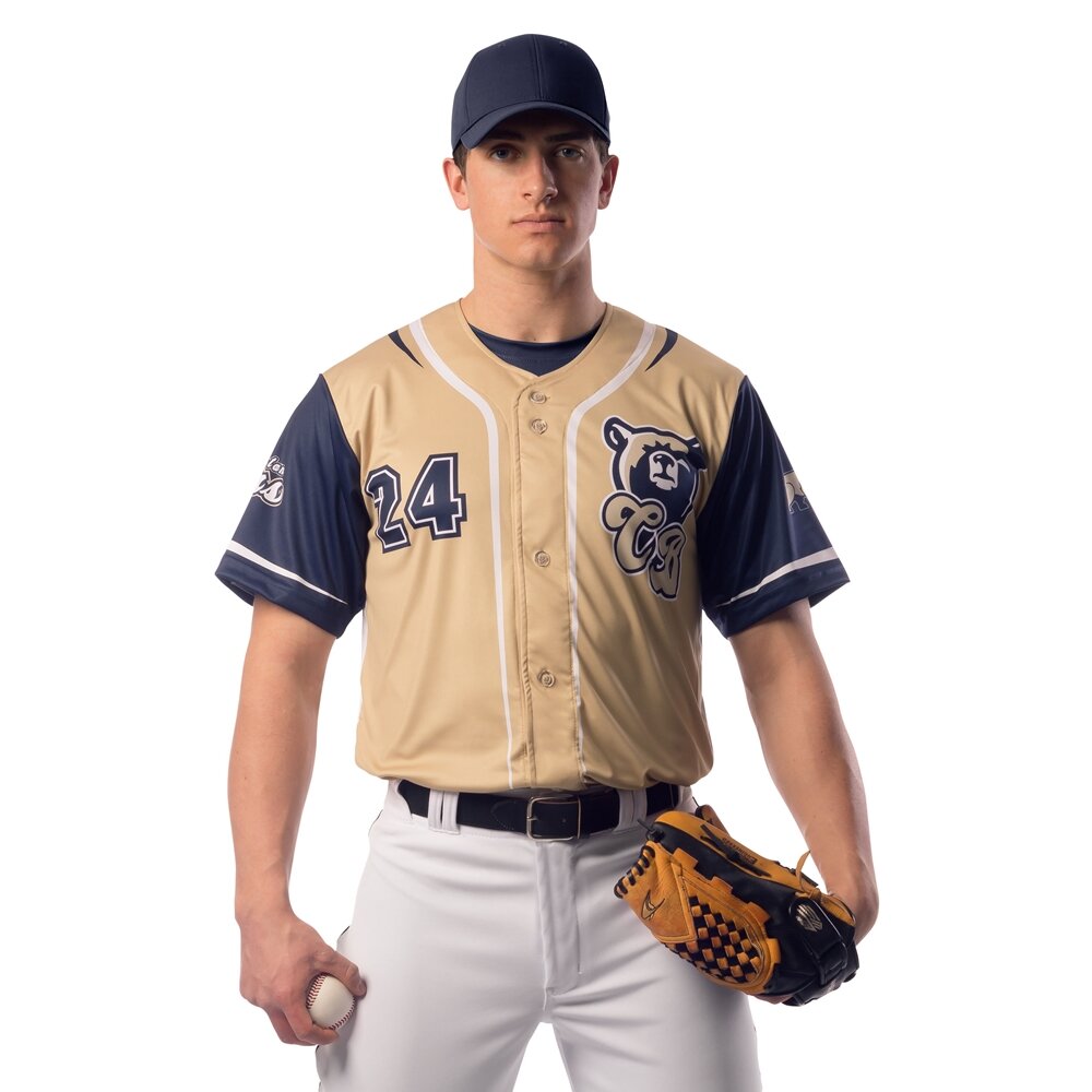 JE SUBLI FULL Button down sublimatie - Baseball/softball jersey