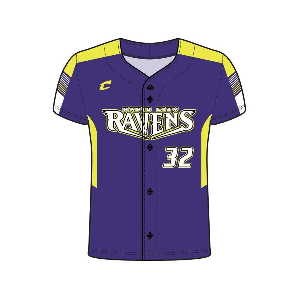 JE SUBLI FULL Button down sublimatie - Baseball/softball jersey